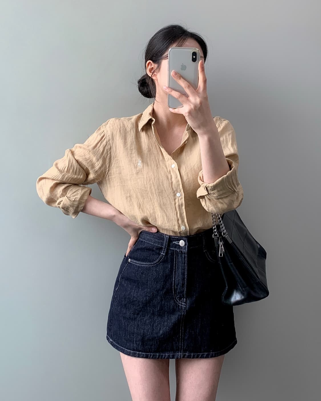 폴로 린넨 셔츠  상품이미지3