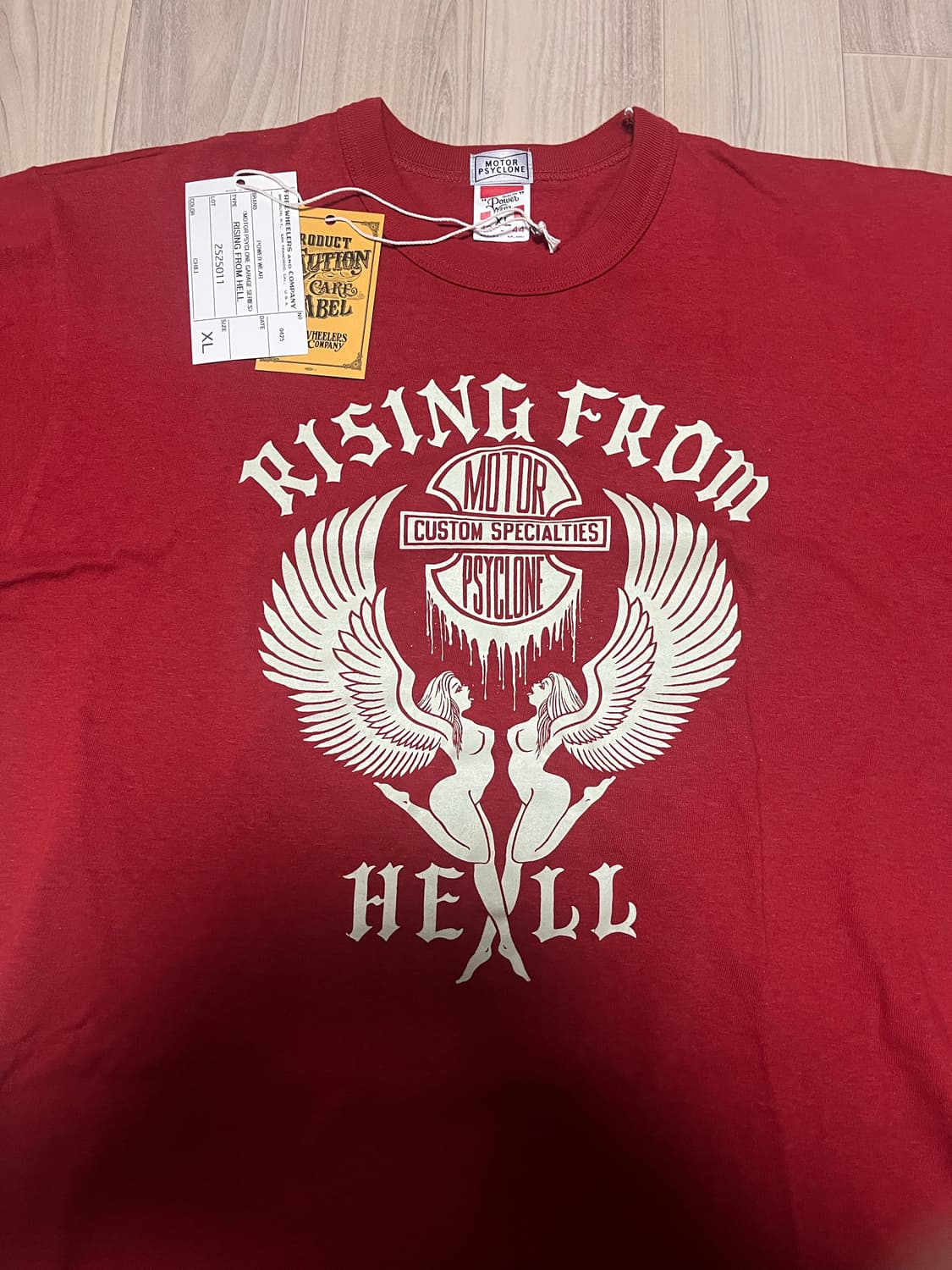 (FREEWHEELERS POWER WEAR)프리휠러스 반팔 티셔츠 상품이미지2