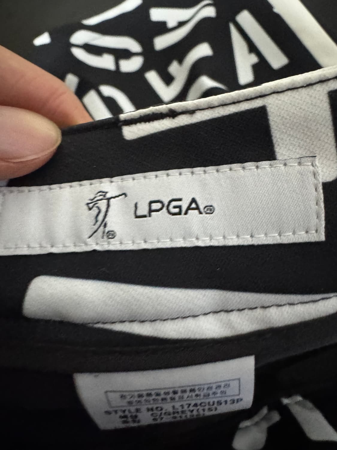 여성 LPGA 골프 패턴 기능성 스커트 치마 바지 26 상품이미지4
