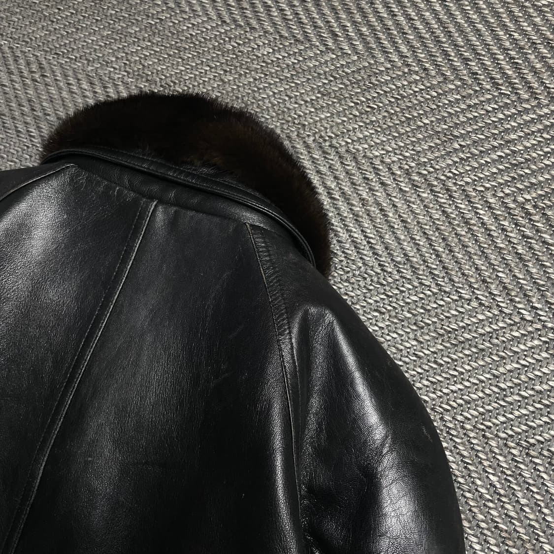 Arpeggio 아카이브 램스킨 퍼 무스탕 가죽자켓o 5256 상품이미지7