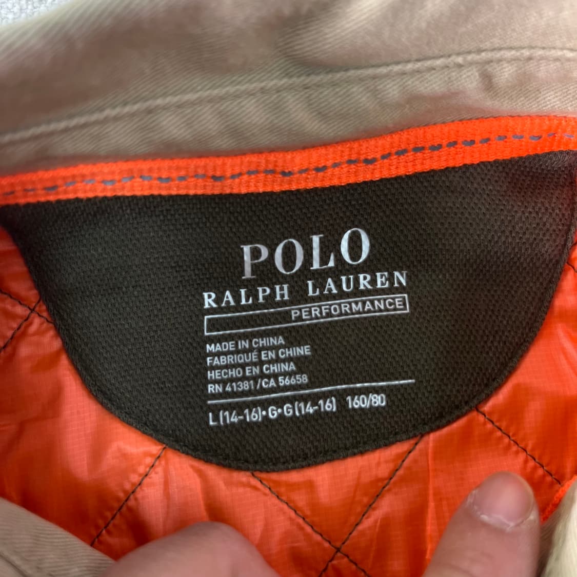 95 폴로랄프로렌 신형 성조기 카키 럭비티  상품이미지3