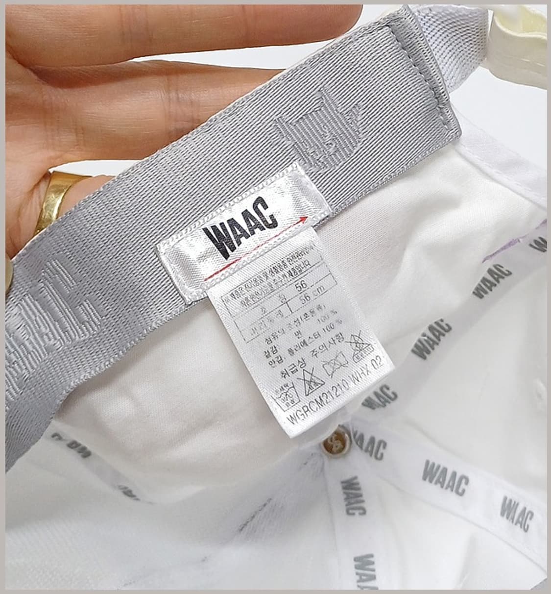 왁 WAAC 정품 여성 골프 모자 J-946 상품이미지6