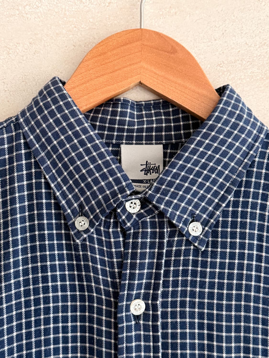 00s 스투시 플레이드 체크 셔츠 상품이미지3