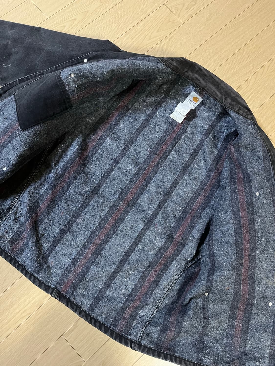 칼하트 90's USA 블랙 초어자켓 상품이미지10