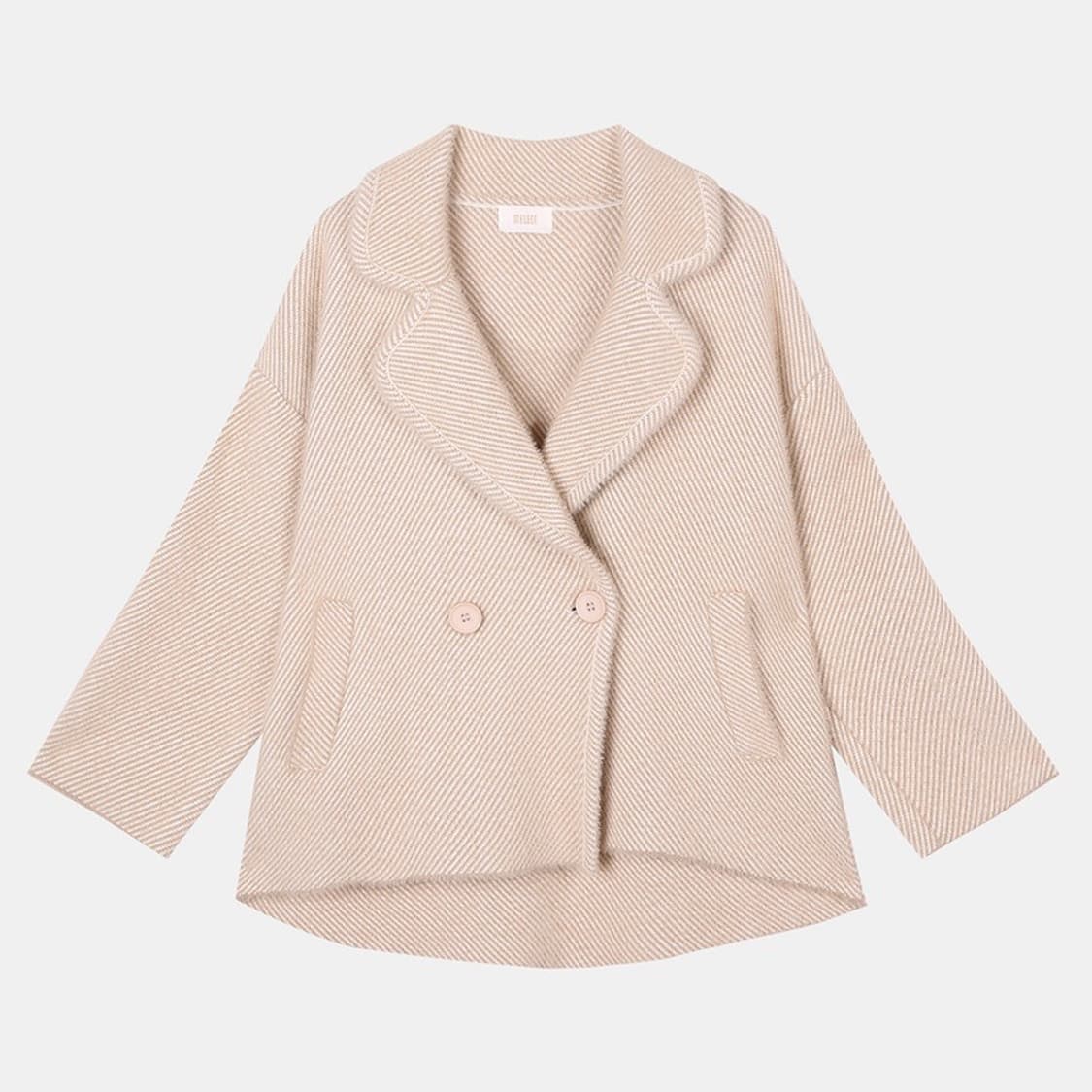 20년new)Malbon 멜본 초 극세사 부드러운 아이보리 솜털 퍼 코트 상품이미지7