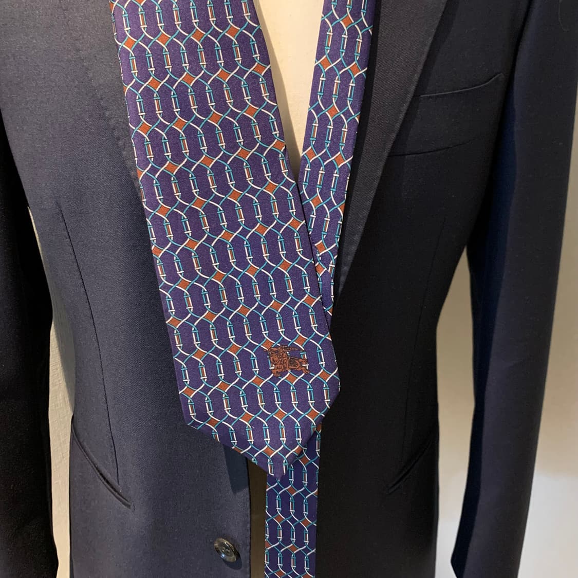 버버리(BURBERRY) B+등급 빈티지넥타이 명품 100실크 상품이미지2