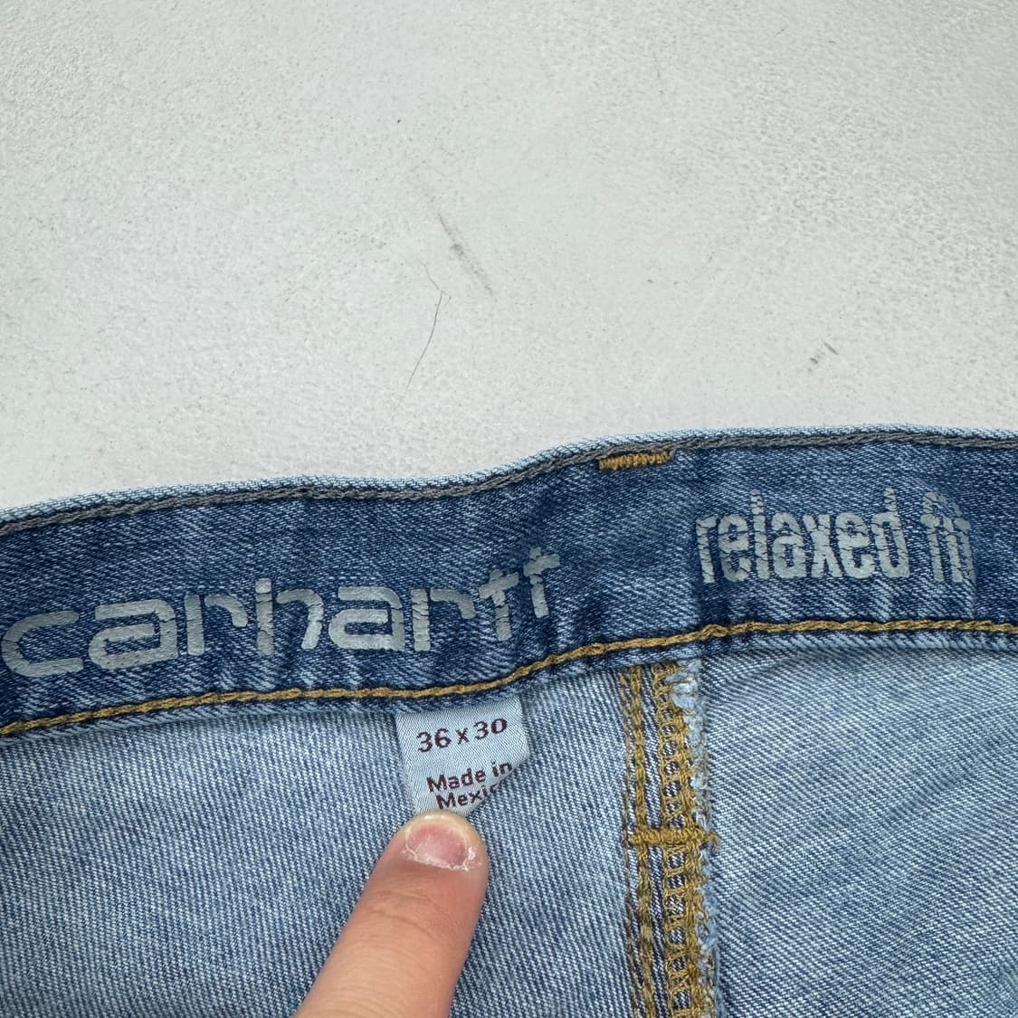 칼하트 OG 페이딩 워크 데님팬츠 상품이미지9