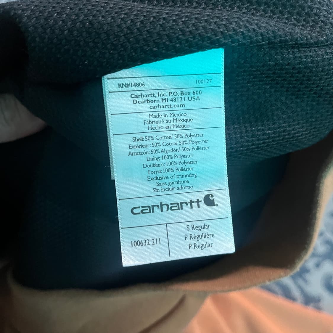 S 칼하트 후드집업/W2672 상품이미지5