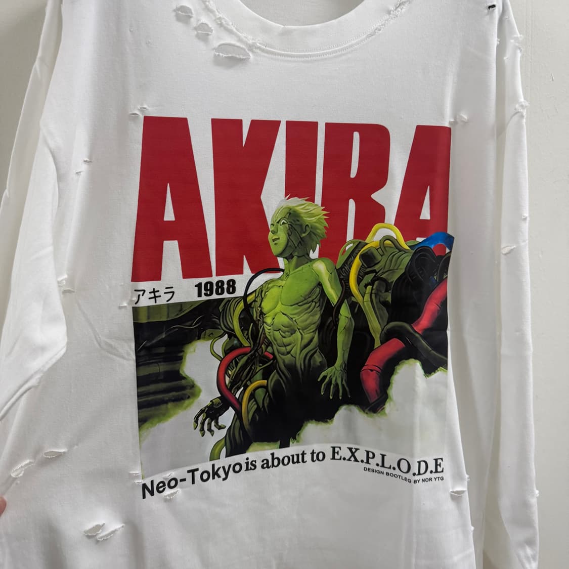 AKIRA Japan destroyed long t 상품이미지3