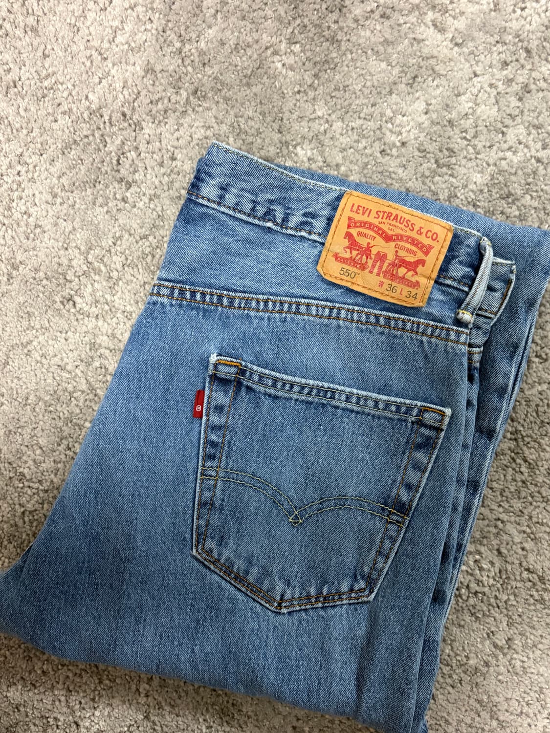 리바이스 Levis 505 레률러 스트레이트핏 데님 팬츠 36/34사이즈 상품이미지5