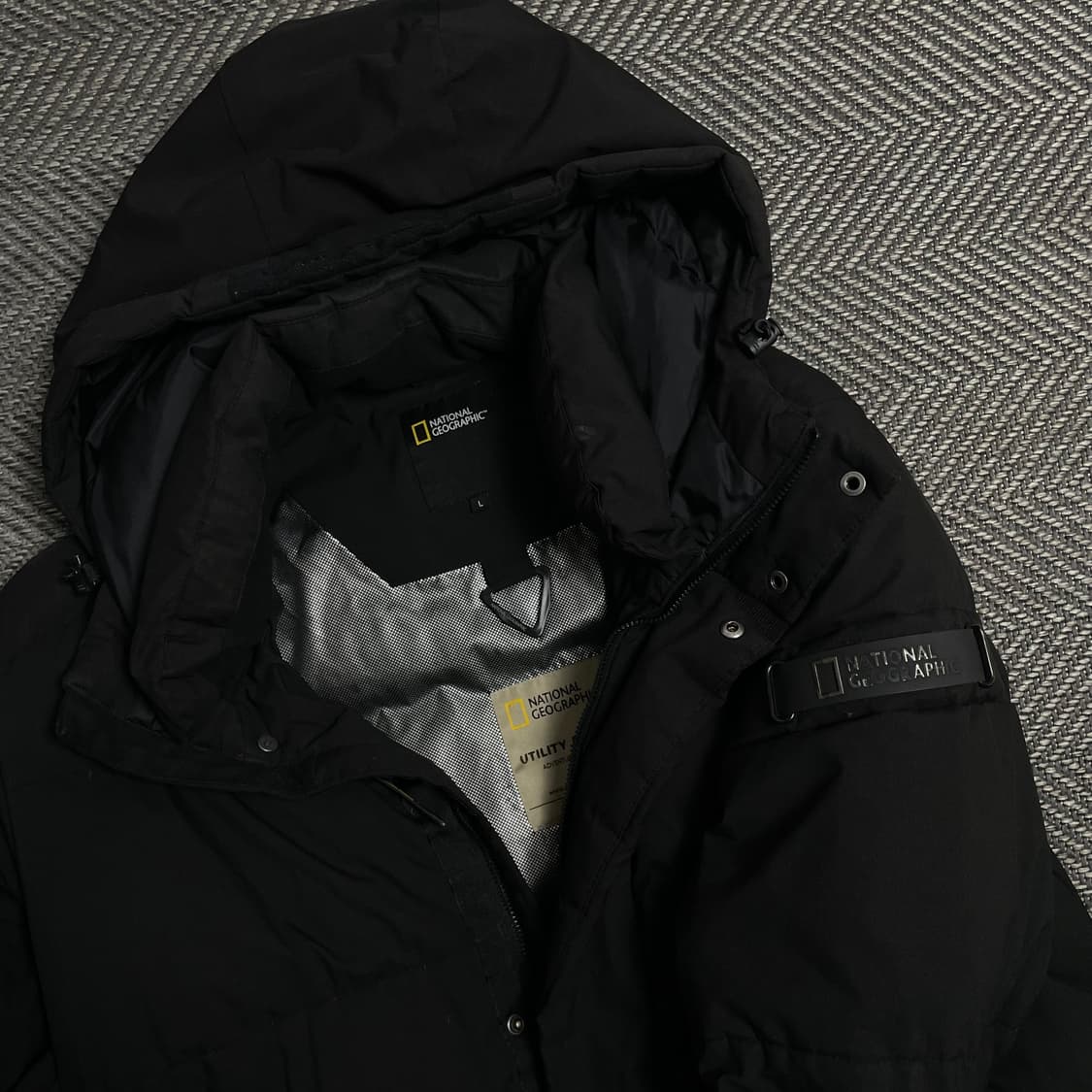 내셔널지오그래픽 유틸리티 롱 패딩 블랙o 5326 상품이미지6