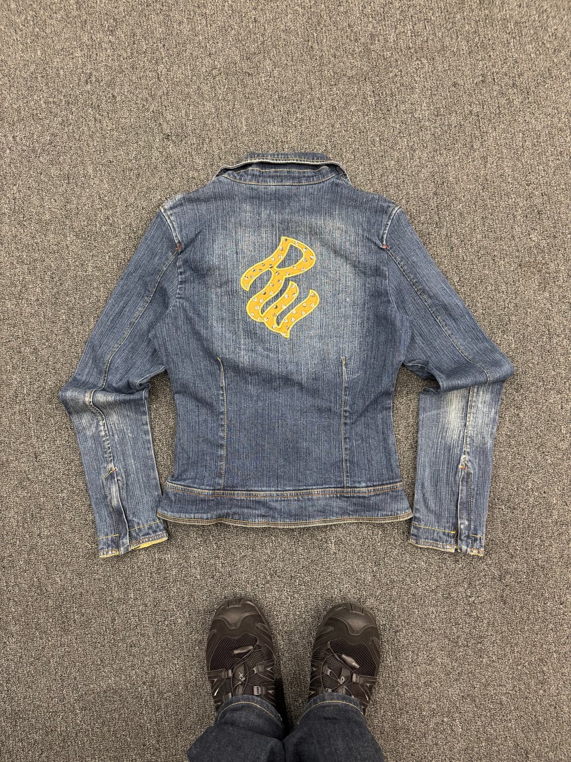 로카웨어 빈티지 여성 y2k 데님집업 자켓 상품이미지4