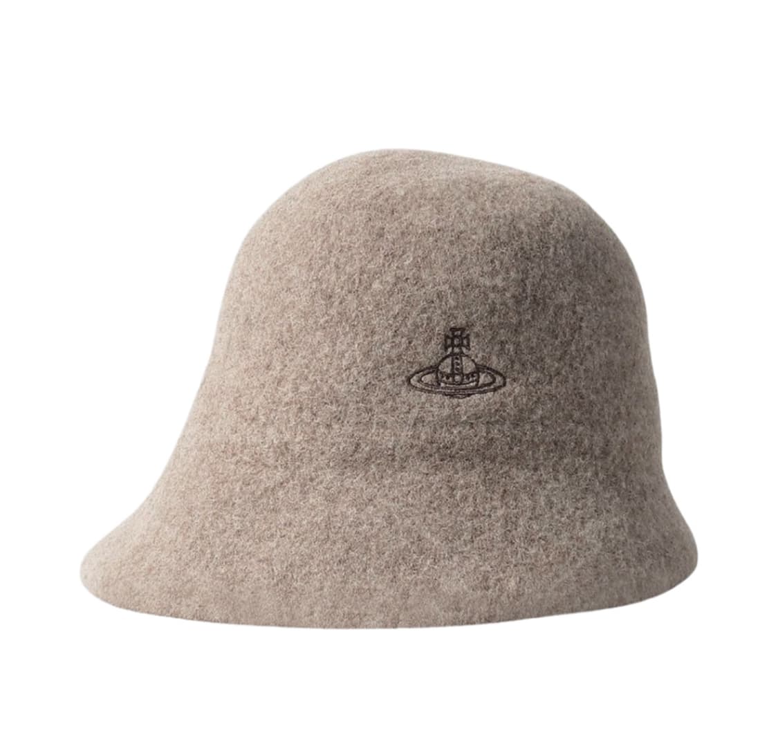 비비안 웨스트우드 버킷햇 모카 브라운 상품이미지1