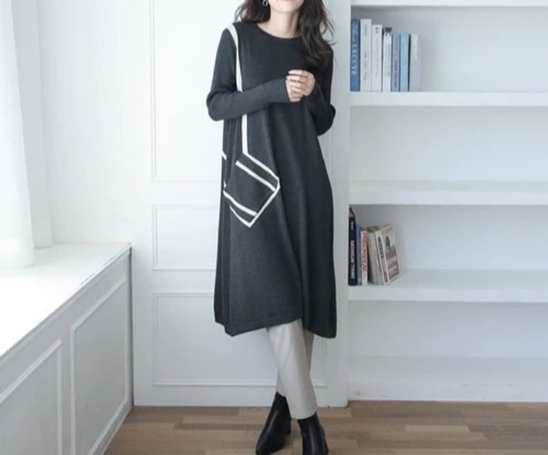 니트 원피스 상품이미지5