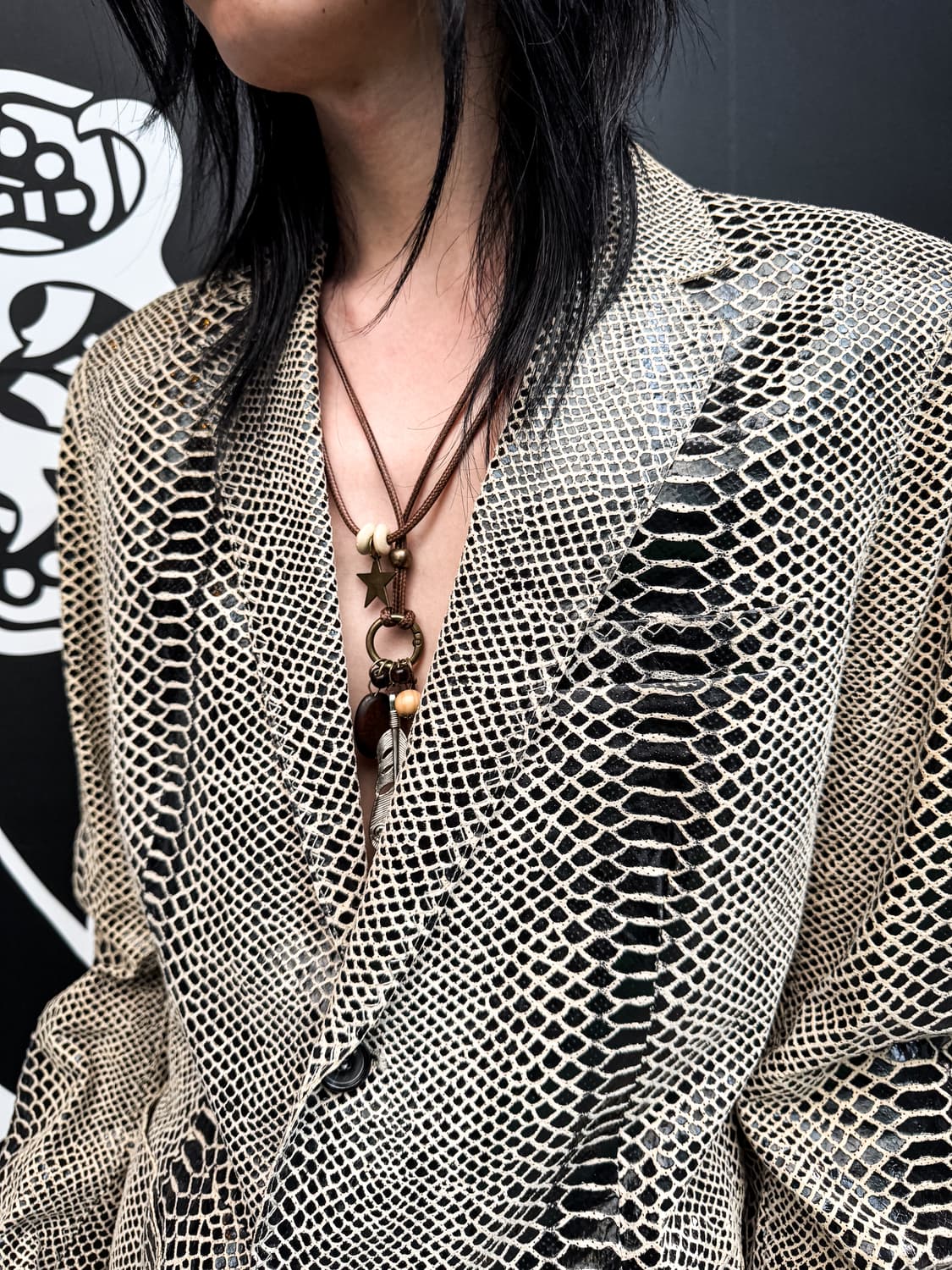 John Richmond – Python Lamb Skin jacket  상품이미지1