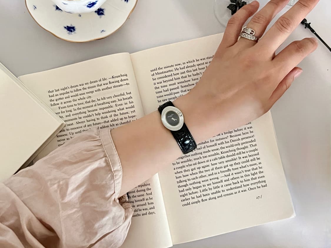 DIOR 레이디디올 까나쥬 스트랩 디올 시계 상품이미지7