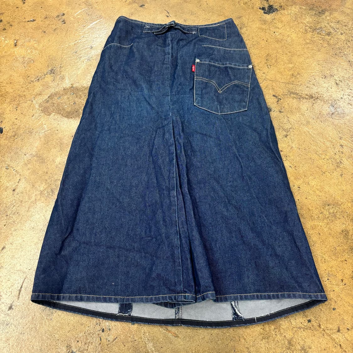 [정품/80] 리바이스 데님 롱 스커트 청치마  상품이미지3