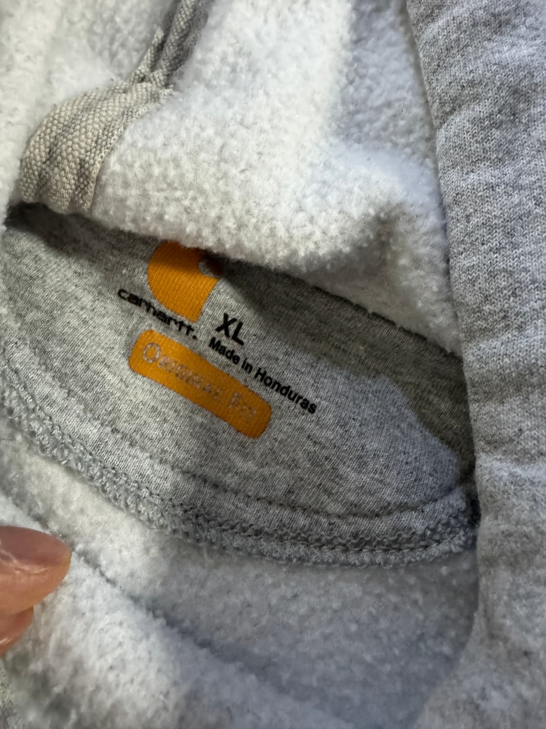 칼하트 오리지널 핏 빅 사이즈 기모 후드티 2XL ~ 상품이미지3