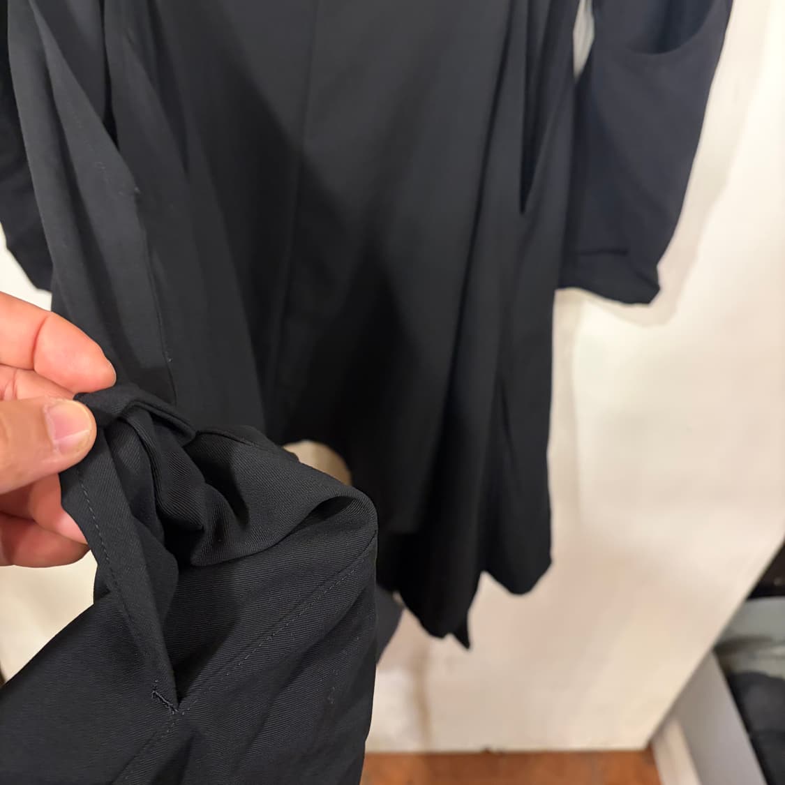 리미 푸 요지야마모토 아방가르드 드레이프 암홀커팅 코트 상품이미지7