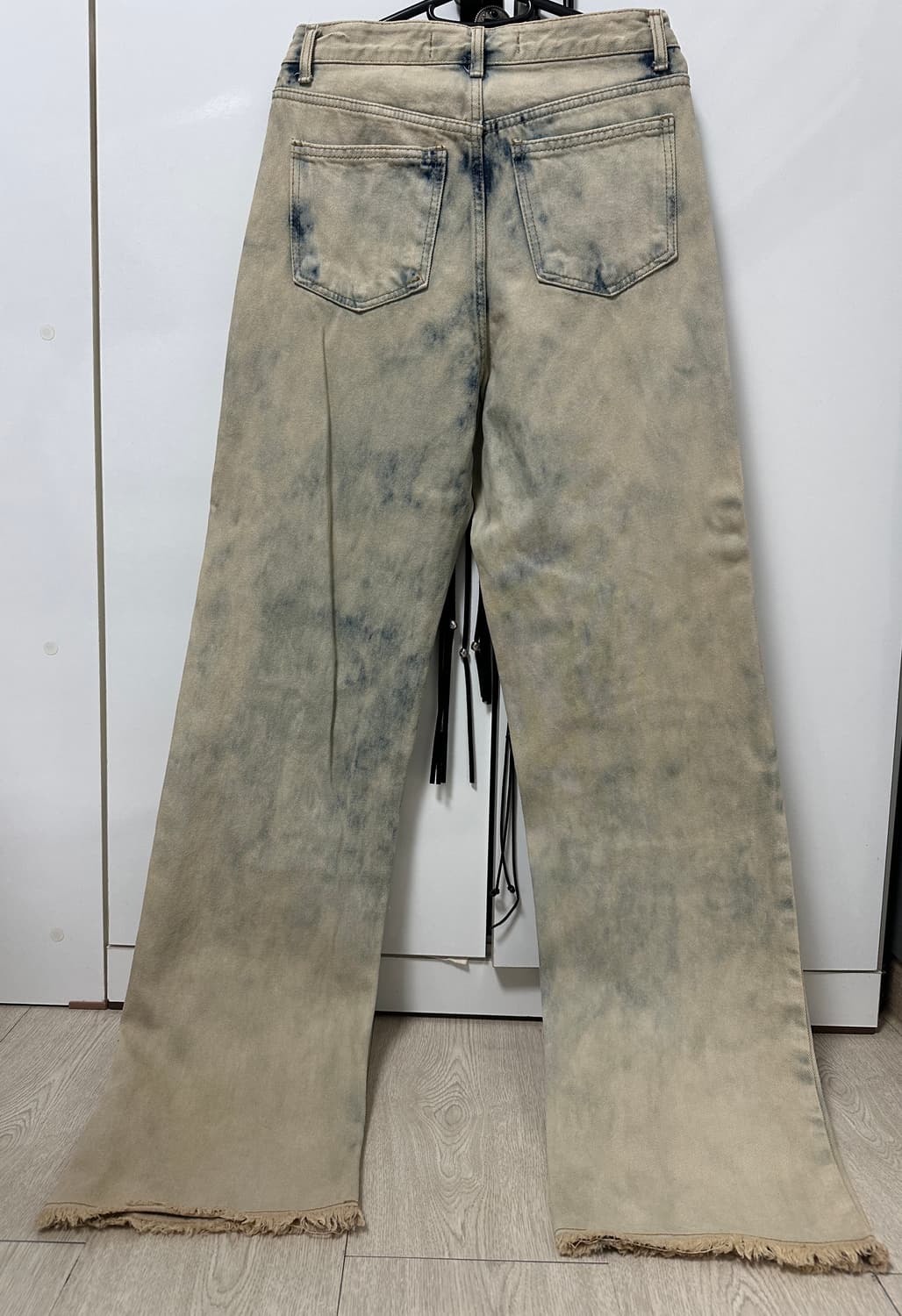 나염 핀턱 데님 팬츠 상품이미지2