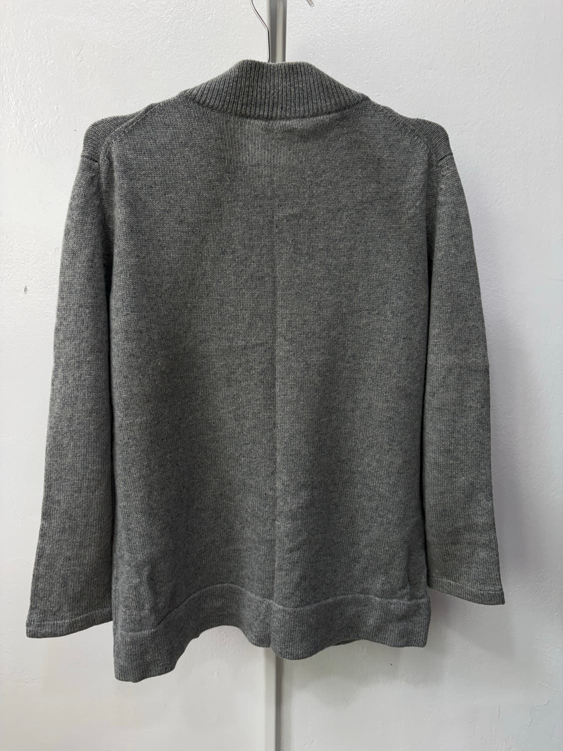 그레이 포켓 니트 집업 상품이미지5