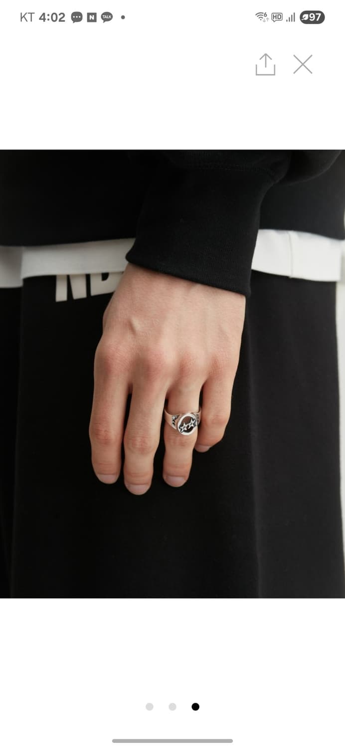 TWOJEYS_Link Stars Ring Silver 상품이미지3