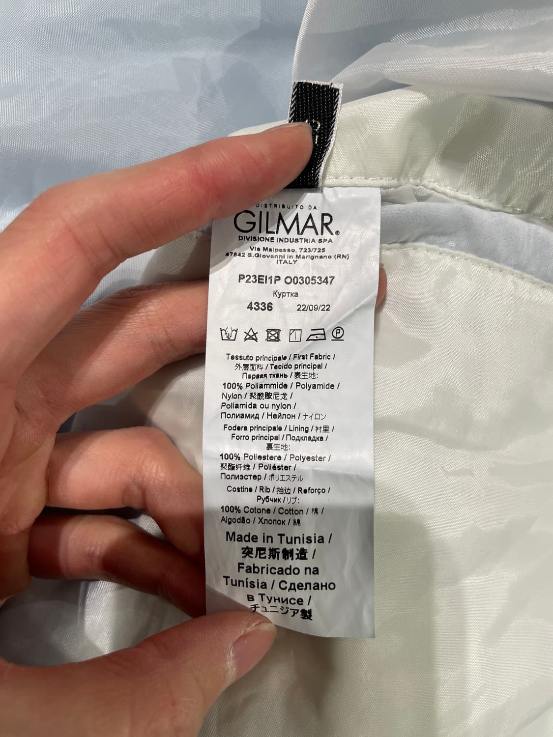 아이스버그 스카이 블루 유틸리티 봄버 자켓 상품이미지8