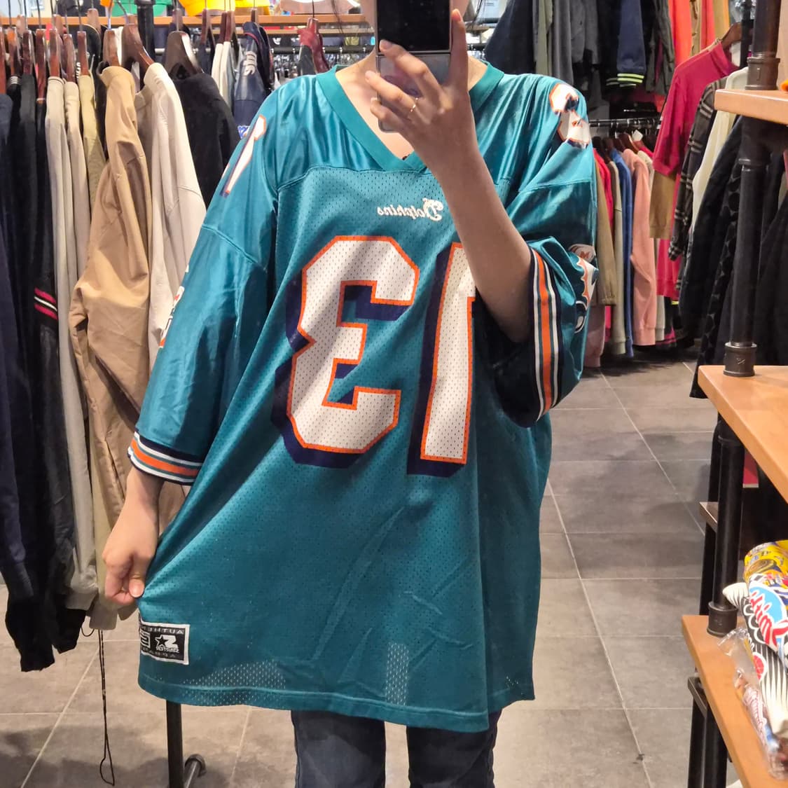 [NO.9] NFL 스타터 마이래미 돌핀스 반팔 져지 상품이미지3