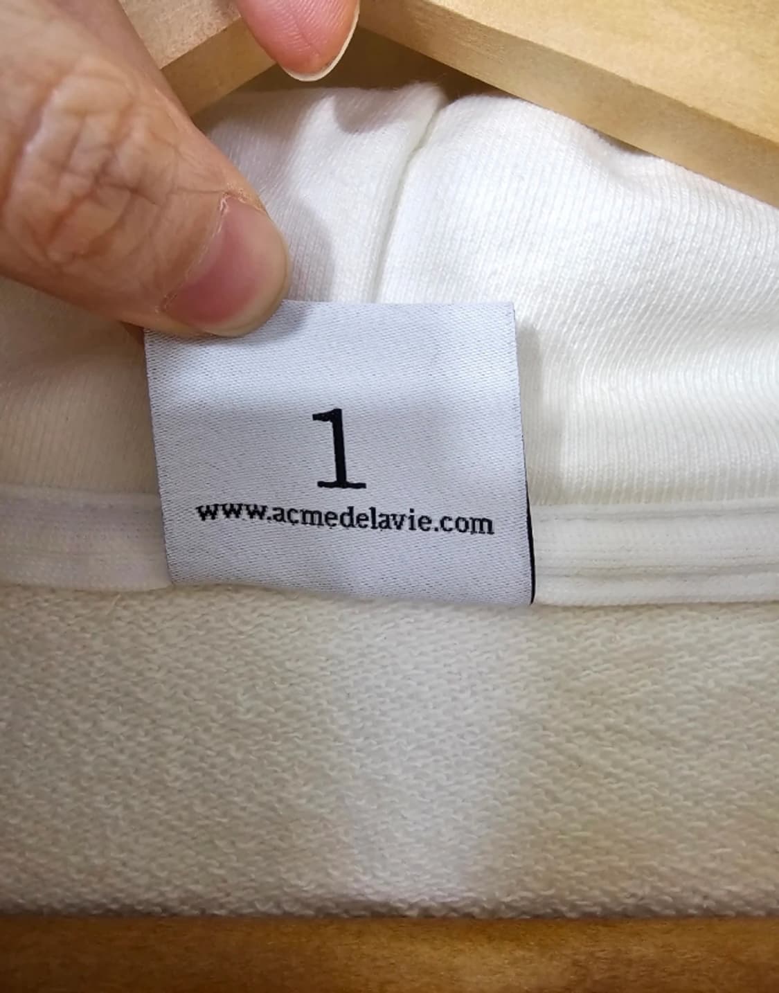 아크메드라비 퍼지 래빗 후드티 오버핏 95 상품이미지8