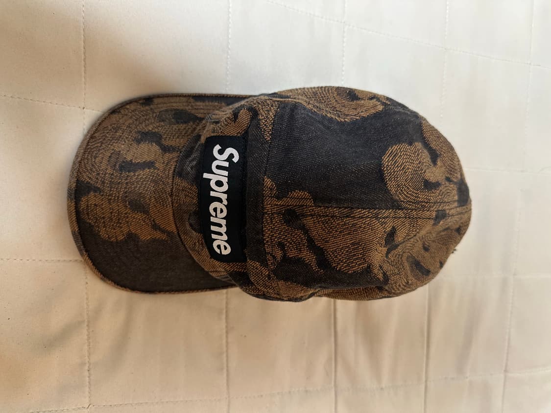 Supreme flame Jacquard denim campcap 상품이미지3