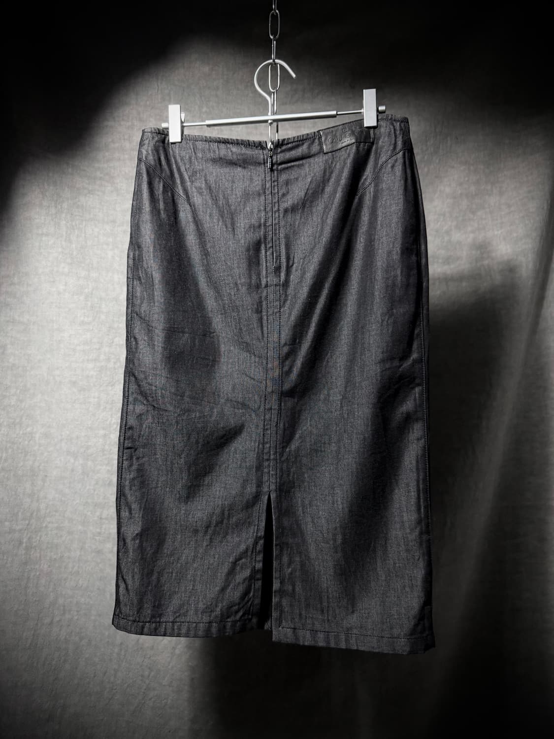 Gucci by Tom Ford Denim Slit Midi Skirt  상품이미지4