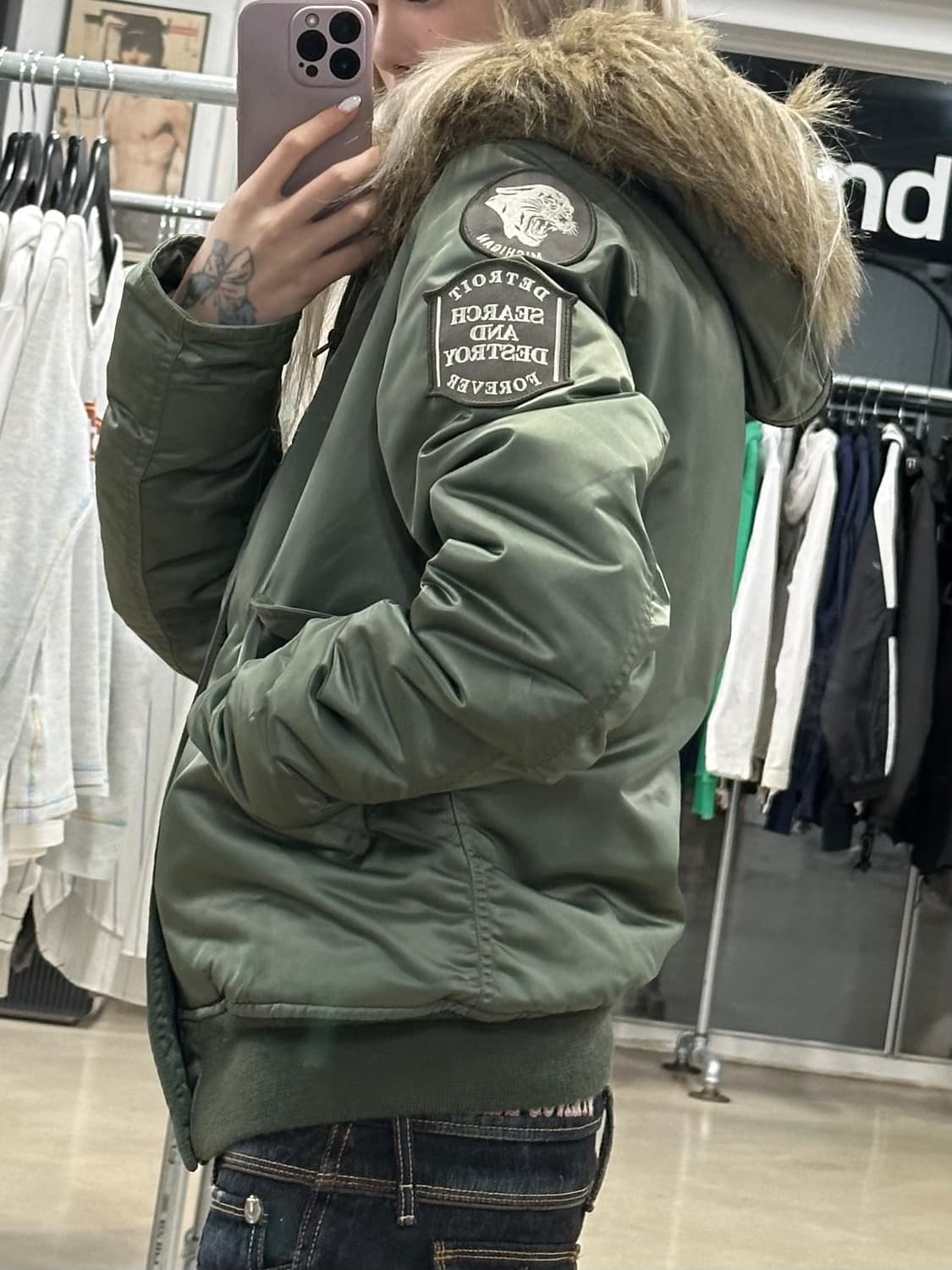 히스테릭 글래머 n2b 패딩 자켓 상품이미지3