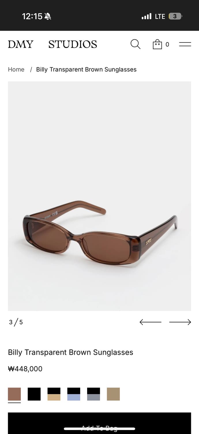 dmy by dmy billy 빌리 브라운 선글라스 상품이미지1