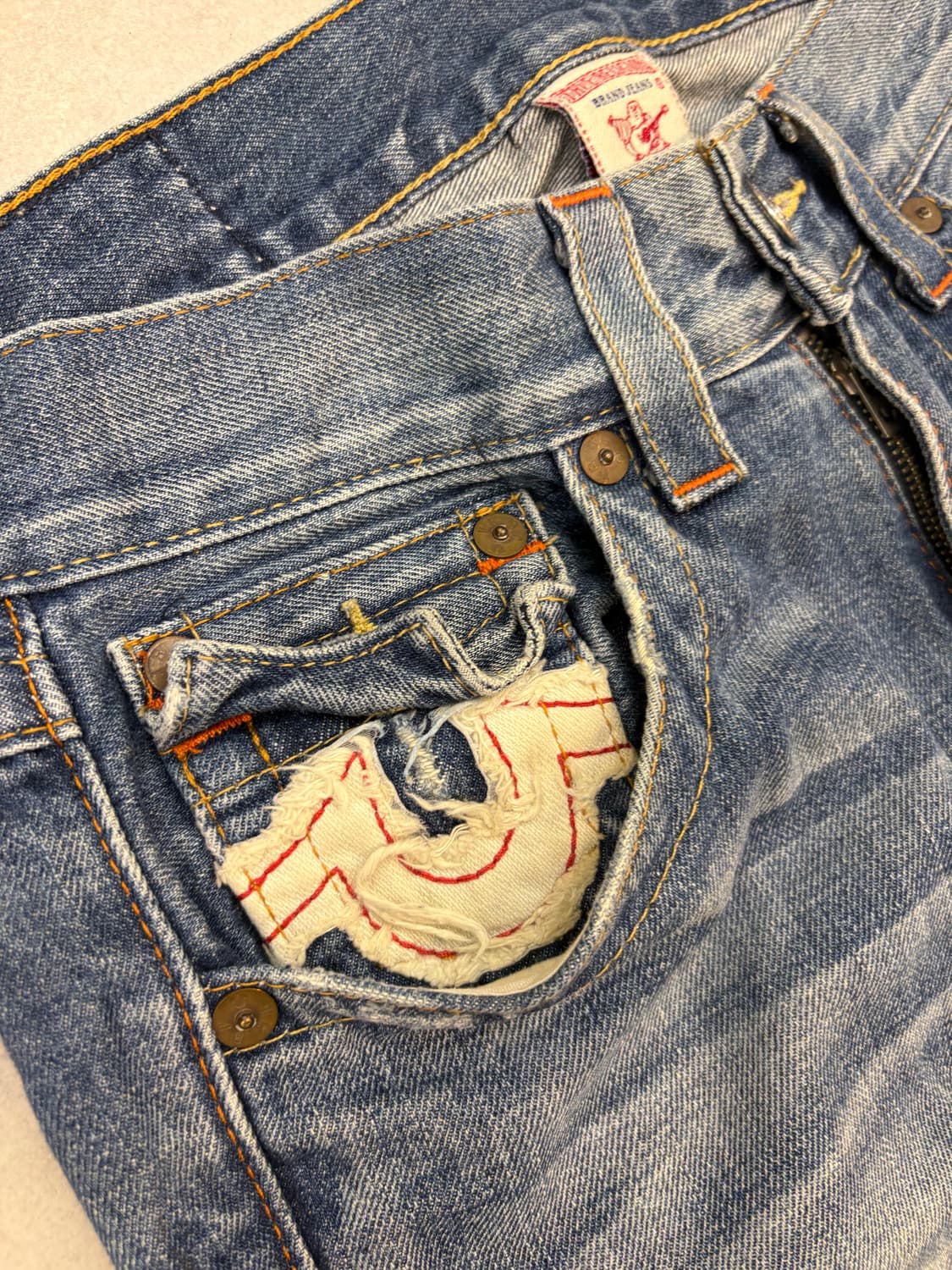 트루릴리전 월드투어 스트레이트 데님 상품이미지7