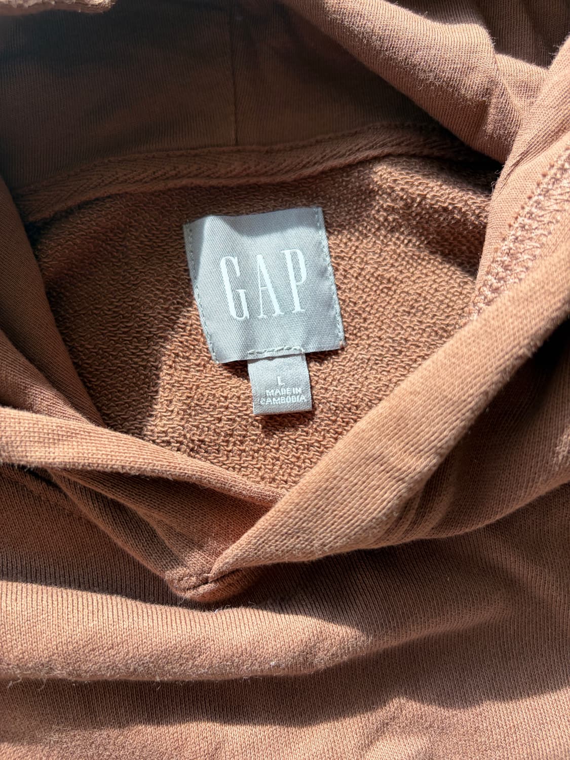 갭 gap 브라운 후드티 상품이미지4