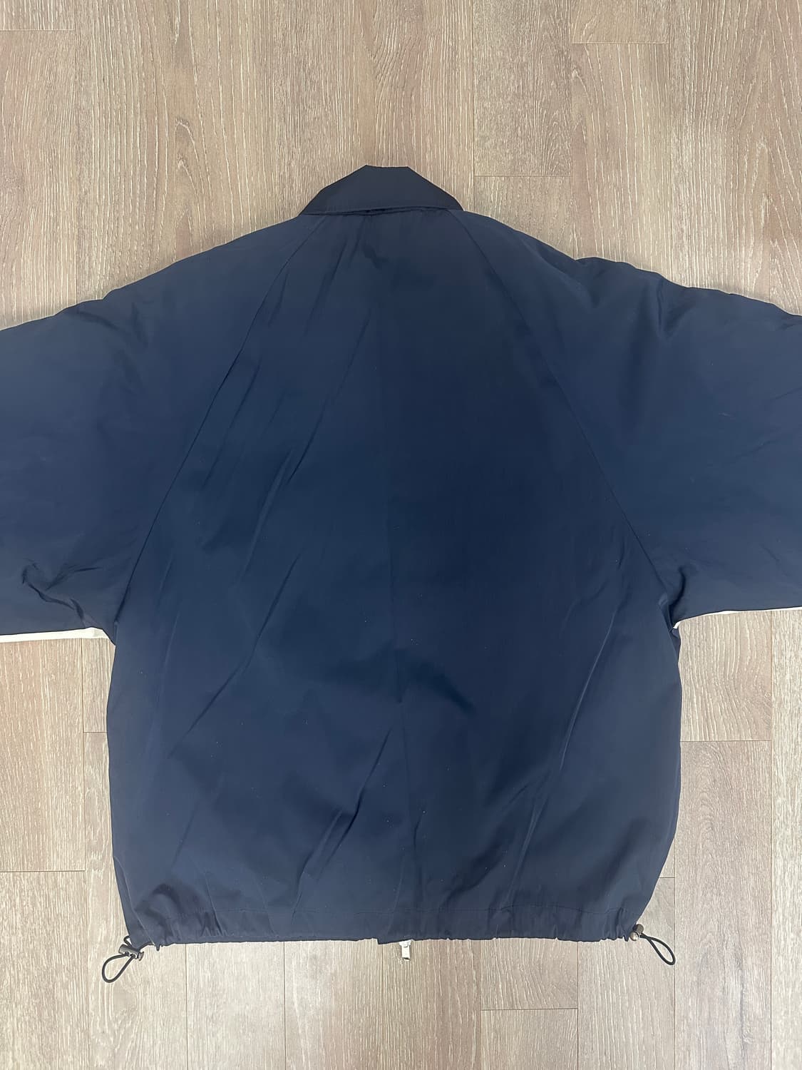 슬로우 레코드 하우스 바람막이 네이비 M 사이즈 상품이미지2