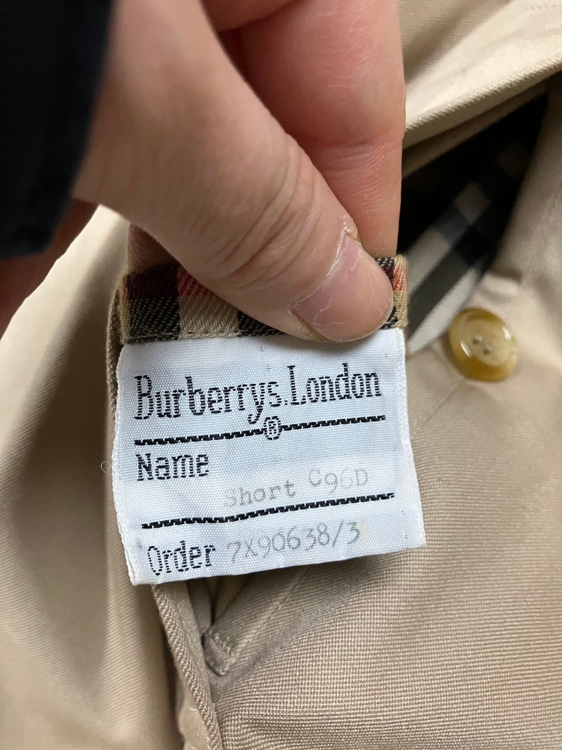 버버리 베이지 트렌치 코트 자켓 L 상품이미지6