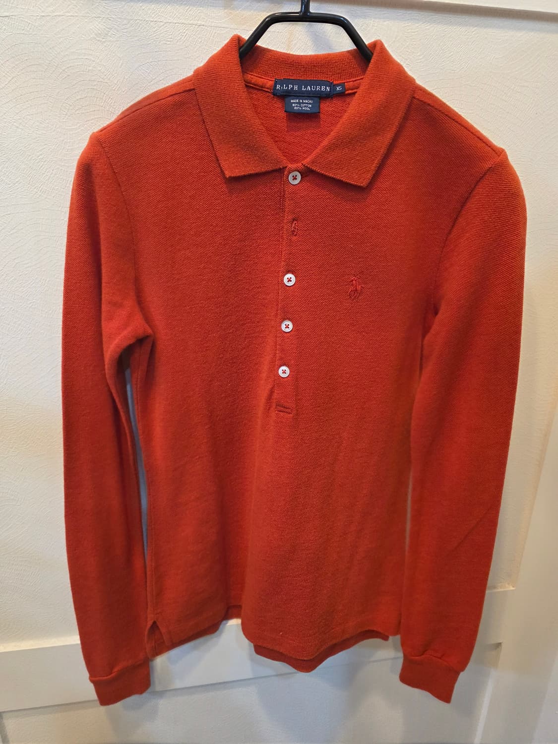 랄프로렌 오렌지색 폴로 니트 XS 상품이미지2