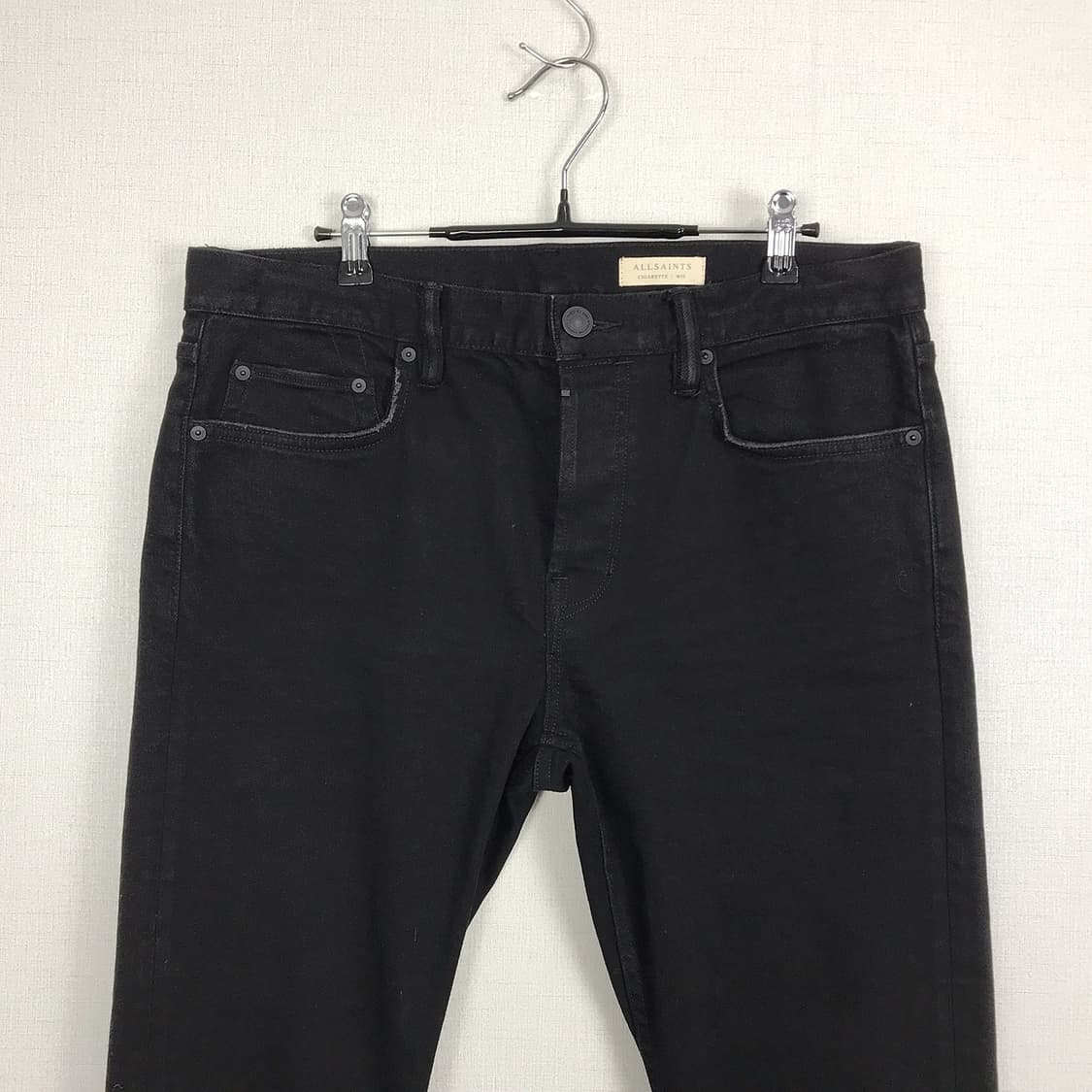 올세인츠 블랙진 스키니핏 흑청 데님 청바지 남성32-33 상품이미지2
