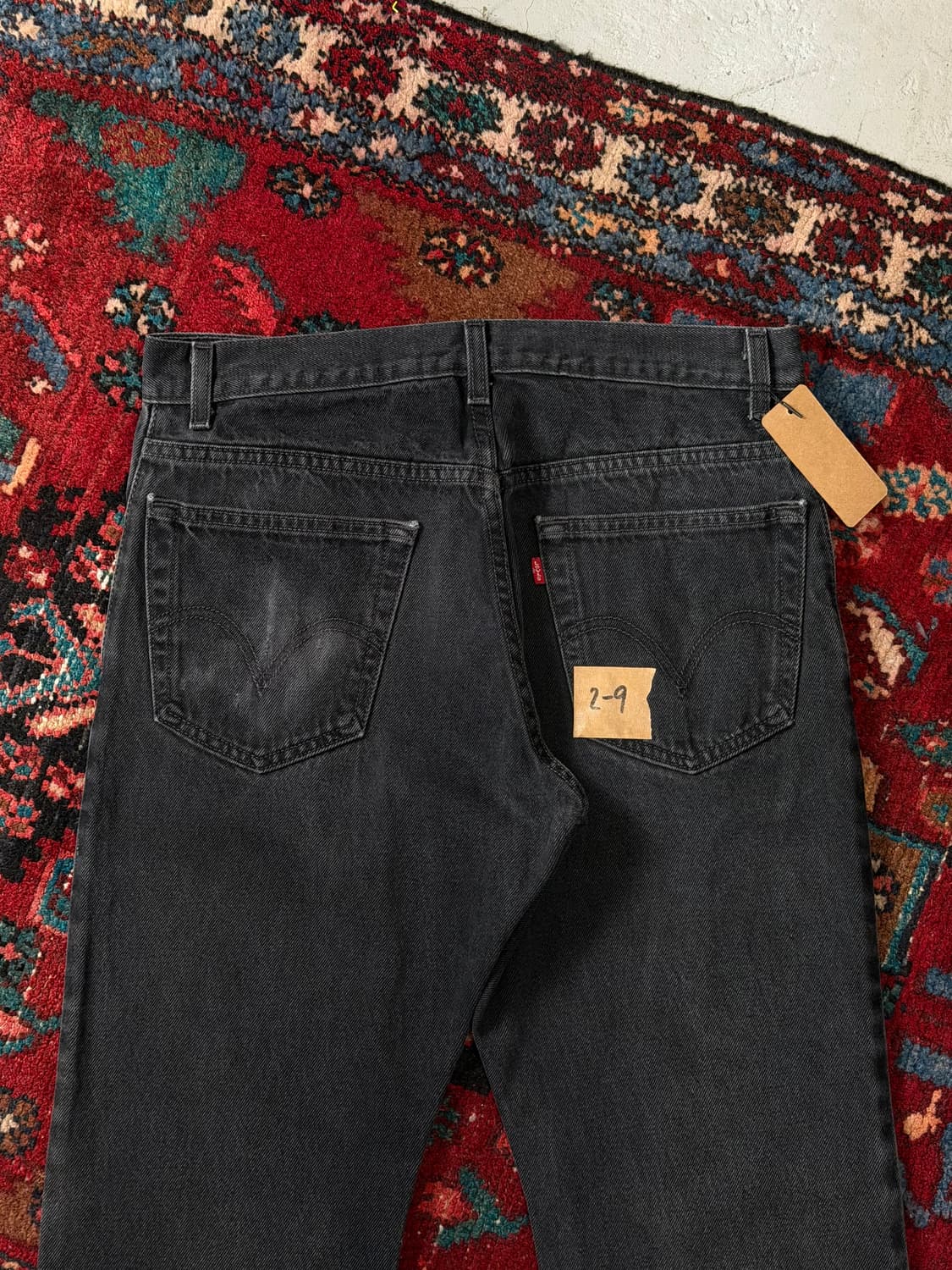 00's 빈티지 리바이스 517 블랙 부츠컷 리바이스 플레어진 상품이미지6