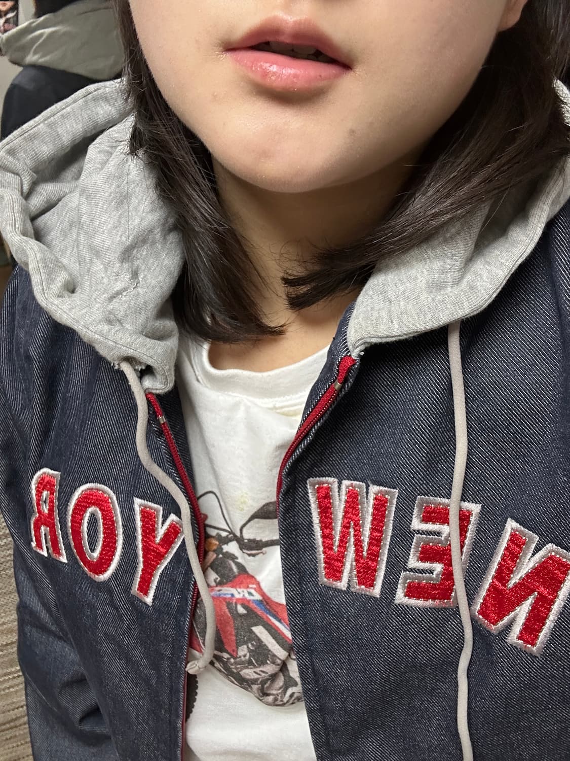 mlb 뉴욕양키즈 데님 자켓 상품이미지3