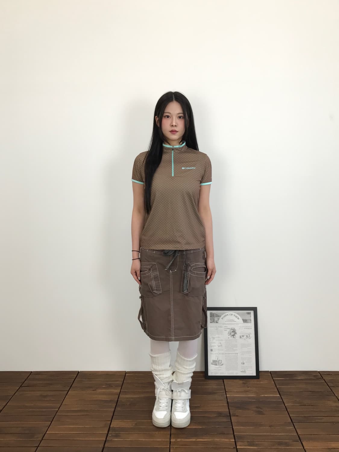 Columbia Mint & Chocolate Dotted Top 상품이미지1