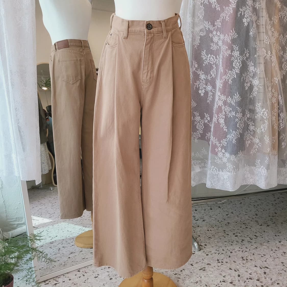 Jeanasis 핀턱 베이지 진(Japan made) 상품이미지8