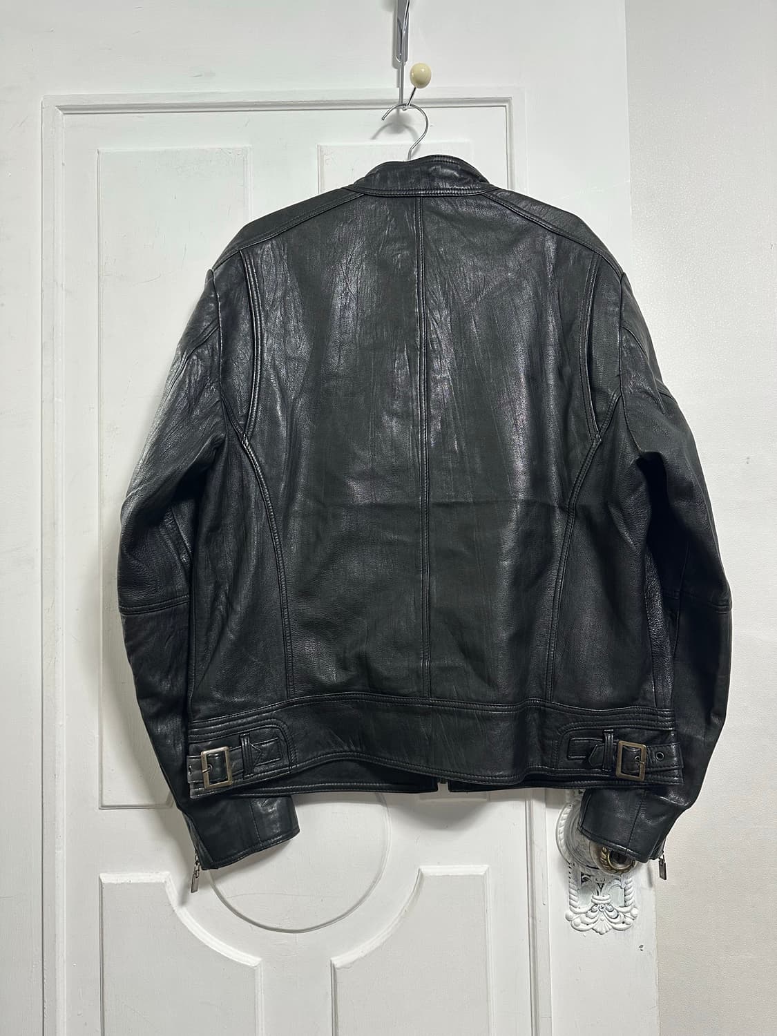 시크 램스킨 바이커자켓 상품이미지2