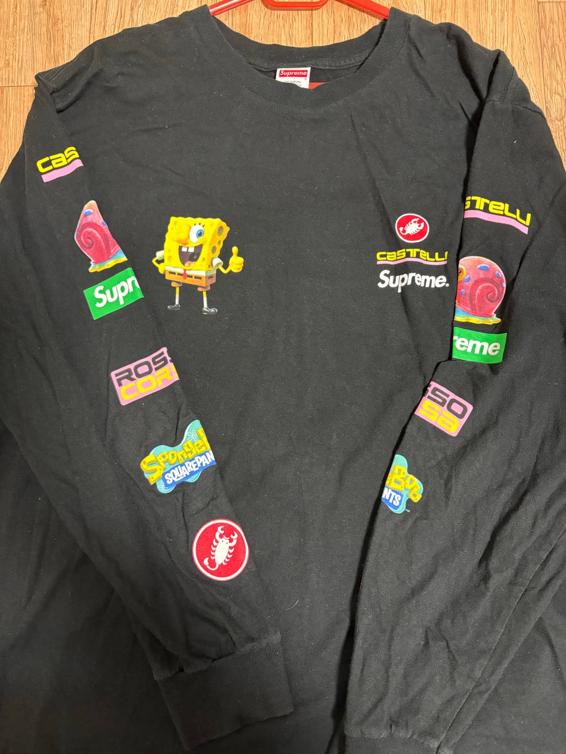 Supreme x Sponge Bob 롱슬리브 상품이미지1