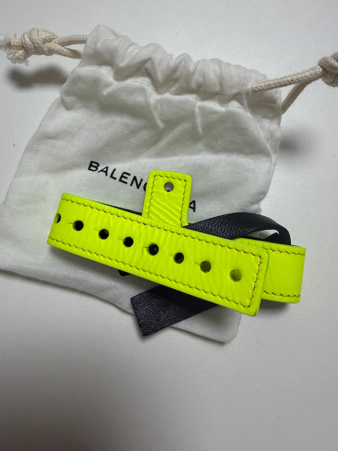 발렌시아가 레더 브레잇슬릿 상품이미지2