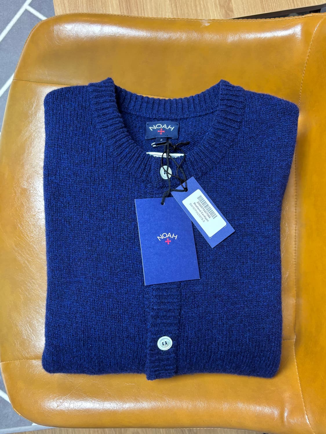 노아 Noah 셰틀랜드 가디건 스타나잇 블루 S 상품이미지2