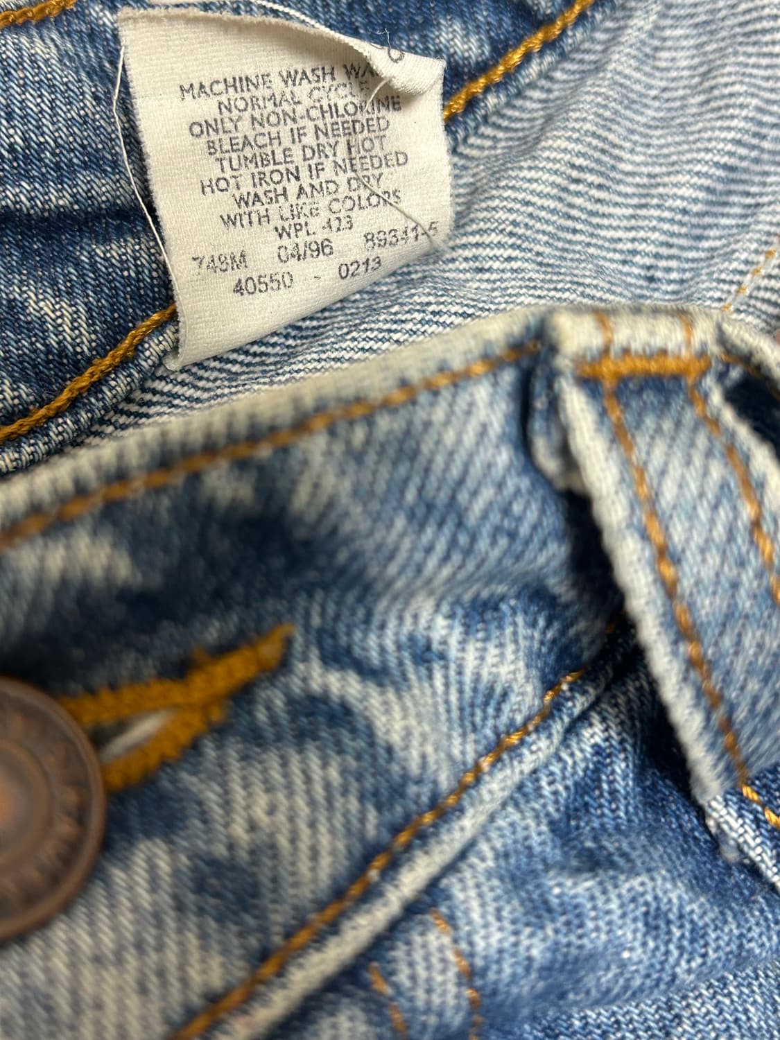 90s 리바이스 550 오렌지탭 데님팬츠 30X30 상품이미지10