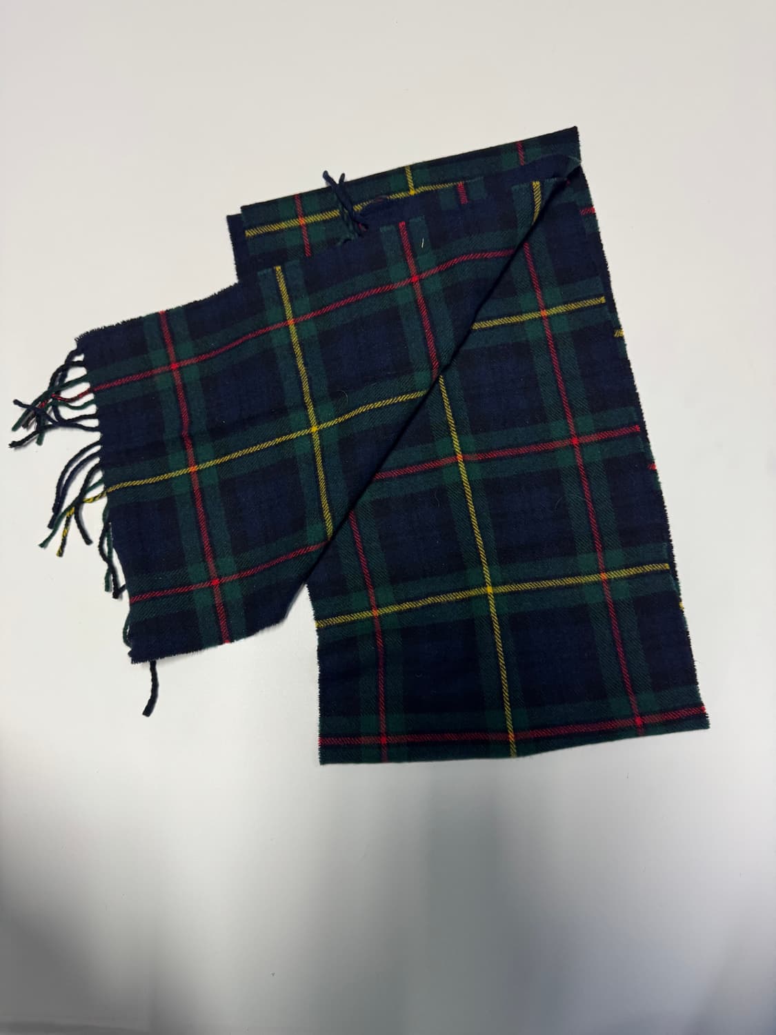 레노마 renoma 램스울 체크 머플러 상품이미지2