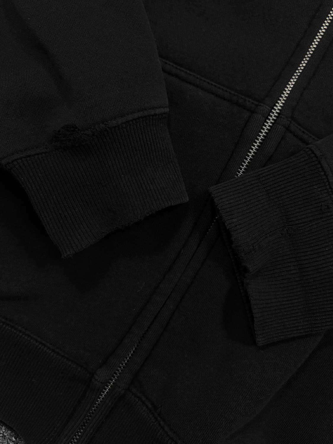 스투시 블랙 베이직 후드집업 상품이미지6